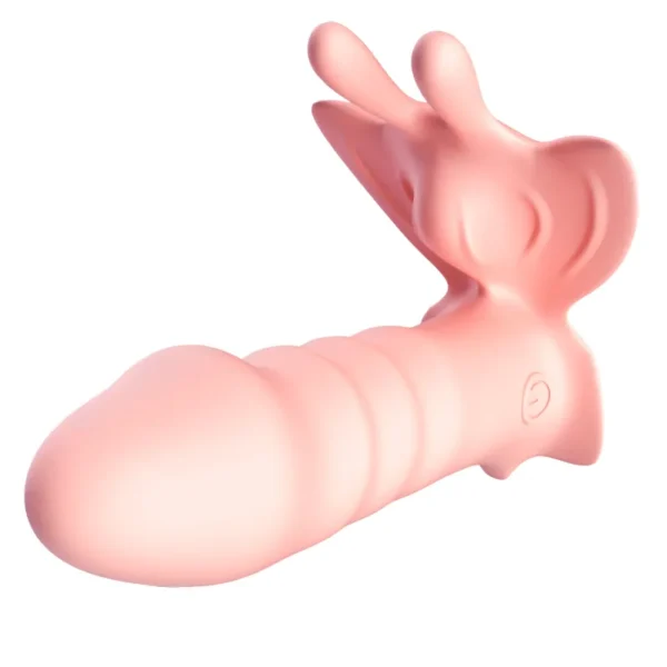 VIP51 Pink Rabbit Vibrator with Bunny Ears - Dual Clitoral & G-Spot